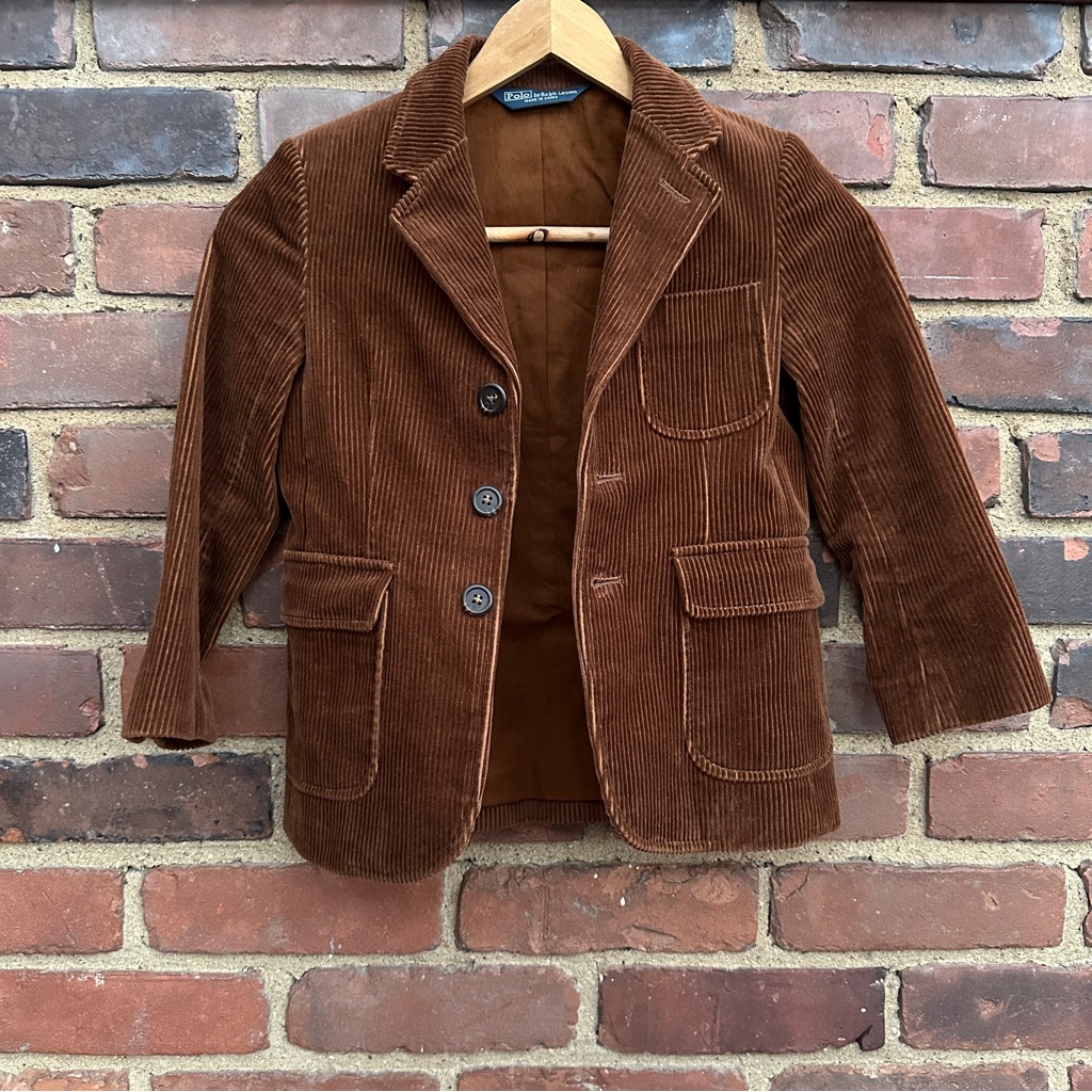 Polo Ralph Lauren | Corduroy Blazer Jacket Brown -Small